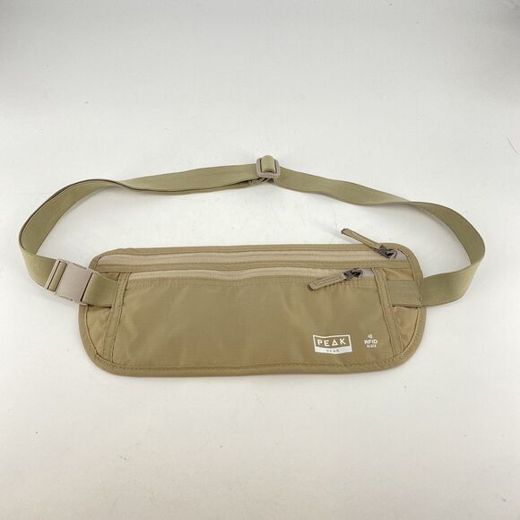 Peak Gear Hidden Travel Money Belt with RFID Blocking for Passport - Picture 1 of 4